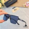 6931ad6eccd8ab3d7afa1ae4 Burberry Oversized Square Retro Sunglasses for Women, Fashion One-Piece Windproof Sun Glasses, Trendy Large Frame Shades for Men and Women, Popular Influencer Style