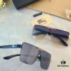 6931ad6eccd8ab3d7afa1ae5 Burberry Oversized Square Retro Sunglasses for Women, Fashion One-Piece Windproof Sun Glasses, Trendy Large Frame Shades for Men and Women, Popular Influencer Style