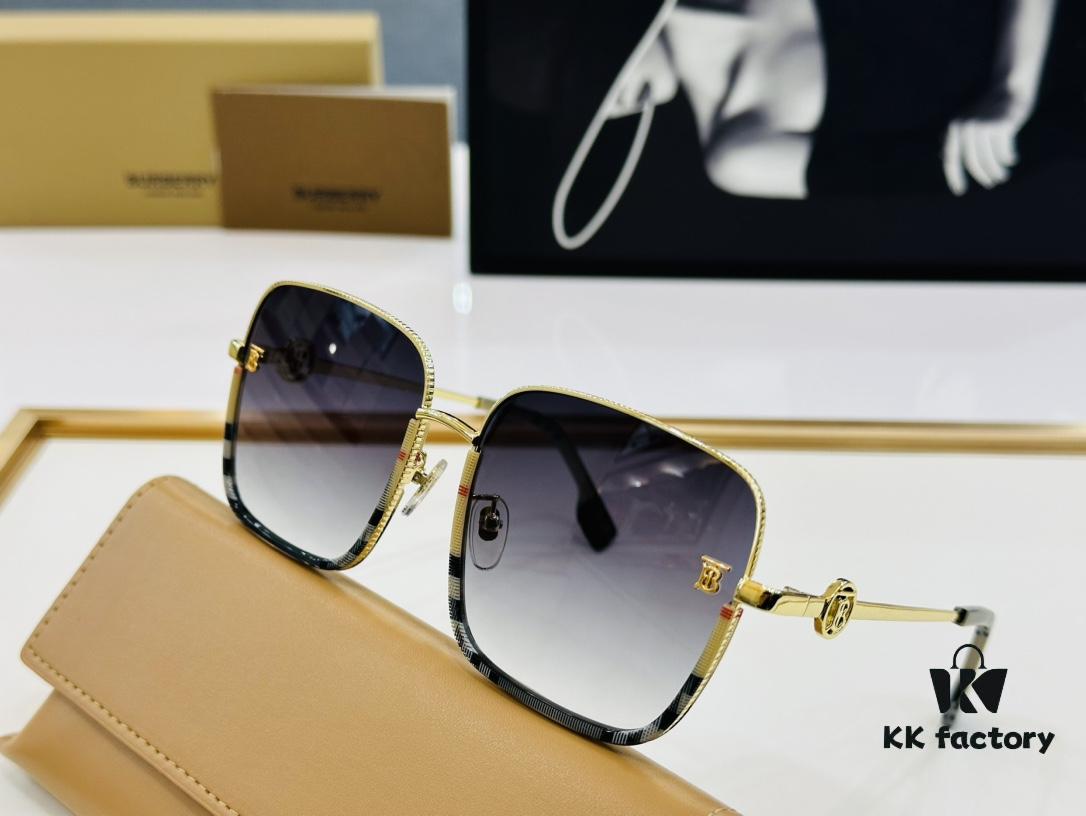 Trendy BAJIA Burberry BE3129, Must-Have Item for Stylish Outfits! TB Logo Design Makes a Statement – Effortlessly Fashionable ❤ Size: 61□16-145 High-Quality In Stock Eyeglasses, Sunglasses