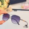 6931ad70ccd8ab3d7afa1b04 Burberry Retro Men's Metal Double-Bridge Aviator Sunglasses, High-End Business Style UV400 Anti-Ultraviolet Sun Glasses