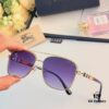 6931ad70ccd8ab3d7afa1b05 Burberry Retro Men's Metal Double-Bridge Aviator Sunglasses, High-End Business Style UV400 Anti-Ultraviolet Sun Glasses