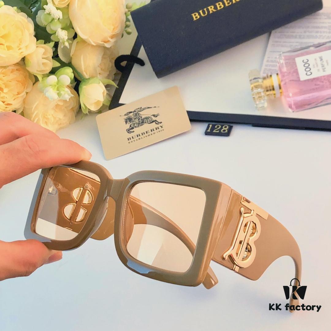 6931ad70ccd8ab3d7afa1b0d Burberry Trendy Unisex Sunglasses for Men and Women, Fashionable UV Protection Oversized Glasses for Parties, Gatherings, Slimming Face Look