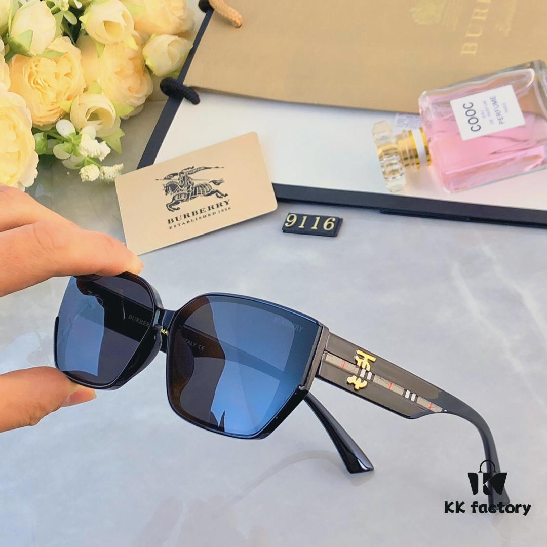 6931ad73ccd8ab3d7afa1b30 Burberry New Square-Frame Small Sunglasses, Fashionable and Versatile Trendy Glasses from Europe and America
