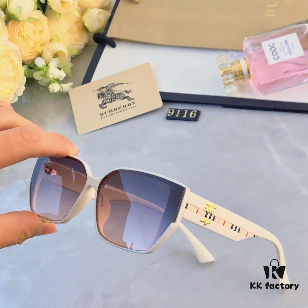 6931ad73ccd8ab3d7afa1b31 Burberry New Square-Frame Small Sunglasses, Fashionable and Versatile Trendy Glasses from Europe and America
