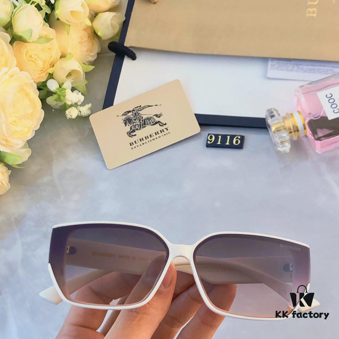 6931ad73ccd8ab3d7afa1b35 Burberry New Square-Frame Small Sunglasses, Fashionable and Versatile Trendy Glasses from Europe and America