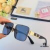 6931ad74ccd8ab3d7afa1b4a Burberry European and American Style Square Metal Frame Luxury Sunglasses, Fashionable UV Protection Oversized Sunglasses for Driving, Trendy Cross-border Sun Glasses
