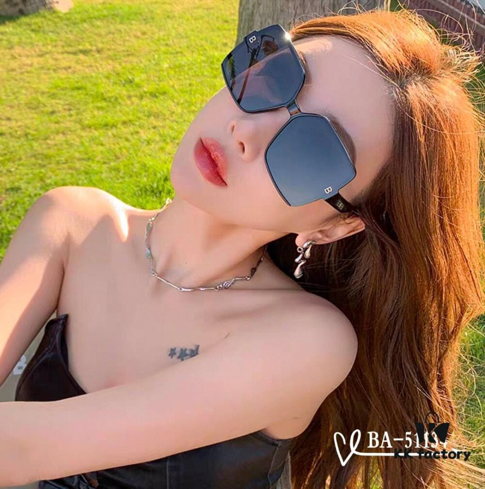 6931ad80ccd8ab3d7afa1bfd Balenciaga x Polaroid Resin Lens Sunglasses, Lightweight TR Frame, Fashionable UV Protection Sun Glasses for Driving and Travel