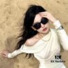 6931ad82ccd8ab3d7afa1c19 Balenciaga BALENCIAGA Square Retro Fashion Sunglasses with Gold-Tone BB Logo and Folding Hinges