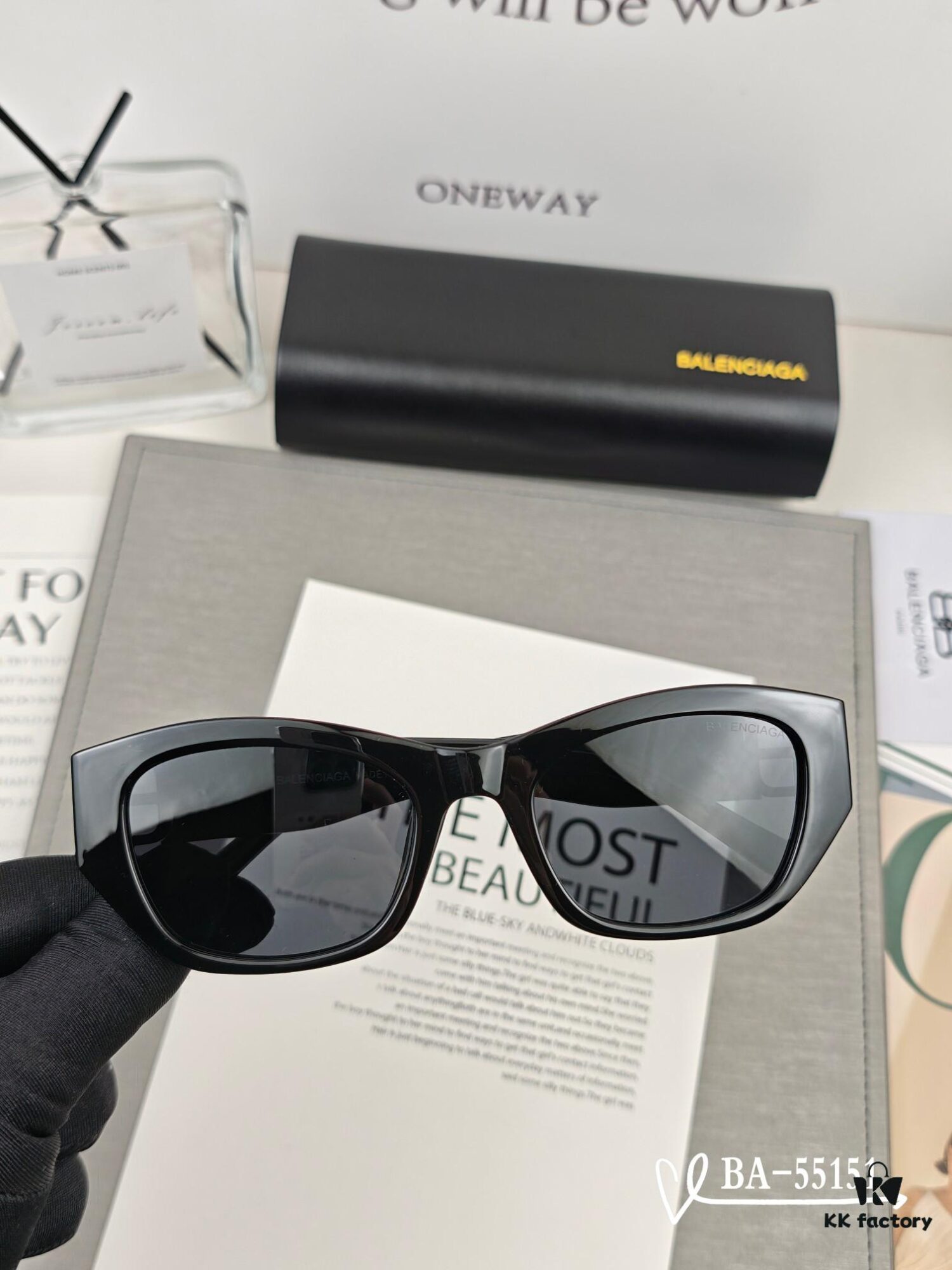 6931ad88ccd8ab3d7afa1c7a Balenciaga x Polaroid Resin Lens Sunglasses, Lightweight TR Frame, Model 55151, Size 65-13-145