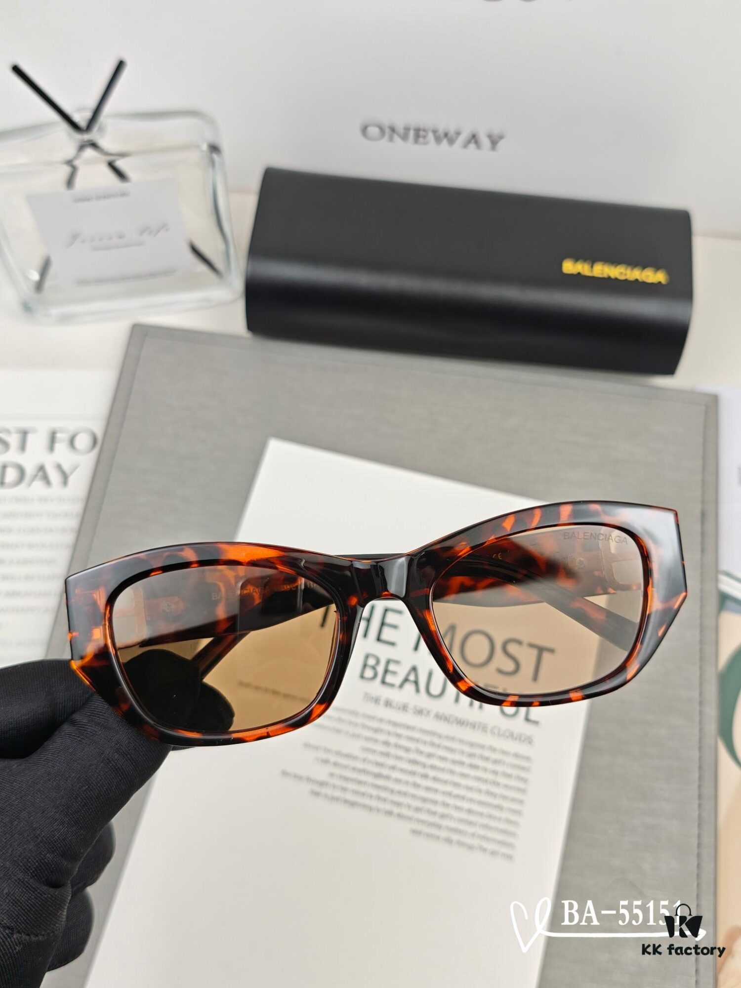 6931ad88ccd8ab3d7afa1c7b Balenciaga x Polaroid Resin Lens Sunglasses, Lightweight TR Frame, Model 55151, Size 65-13-145