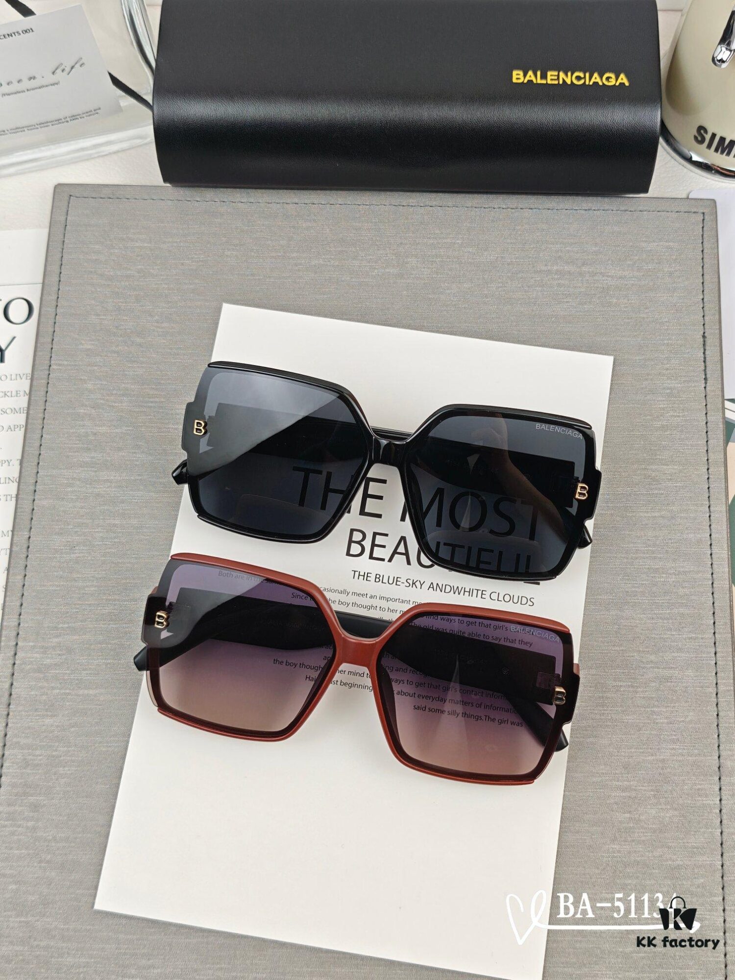 6931ad89ccd8ab3d7afa1c7f Balenciaga x Polaroid Resin Lens Sunglasses, Lightweight TR Frame, Model 51134