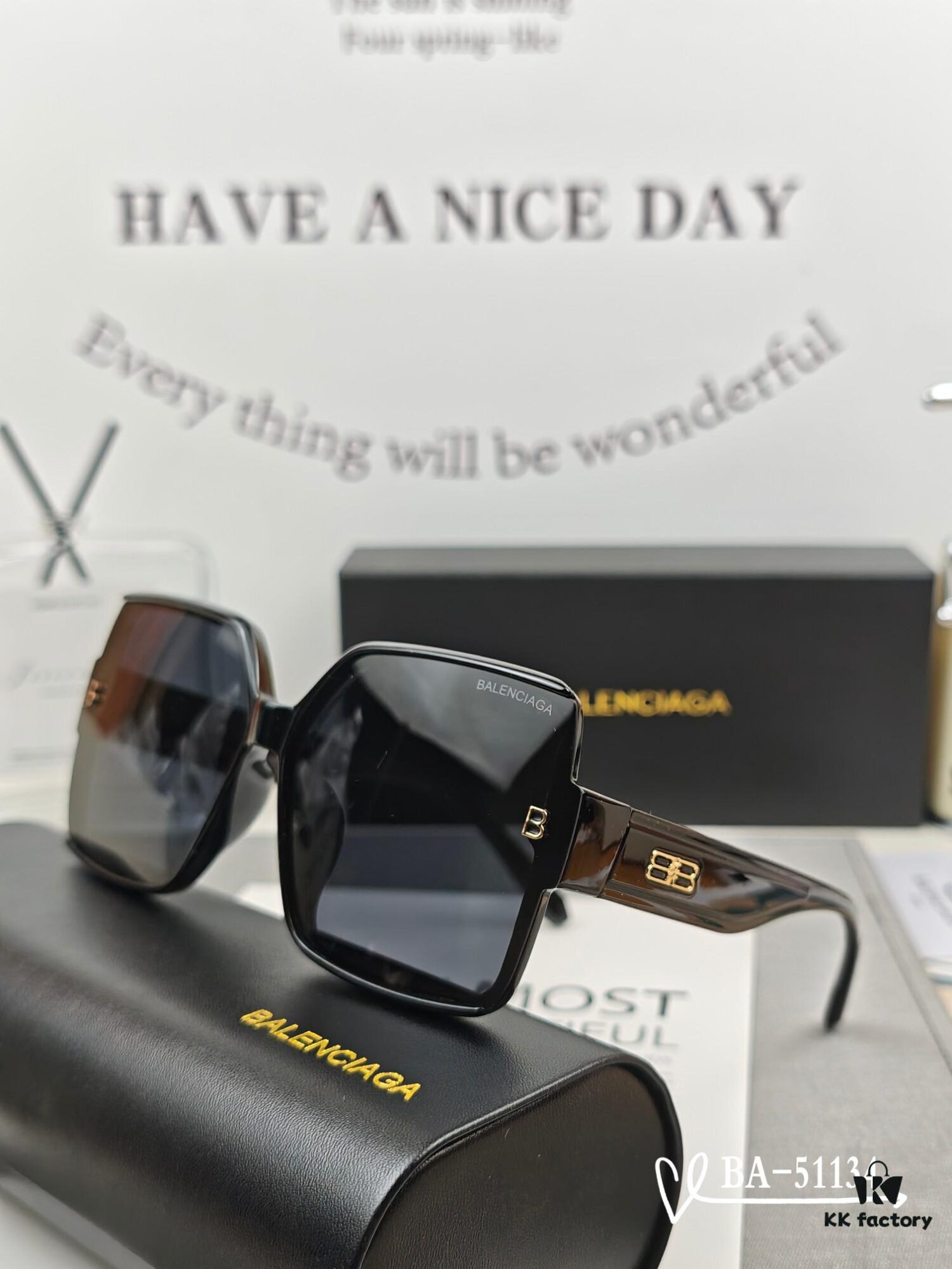 6931ad89ccd8ab3d7afa1c81 Balenciaga x Polaroid Resin Lens Sunglasses, Lightweight TR Frame, Model 51134