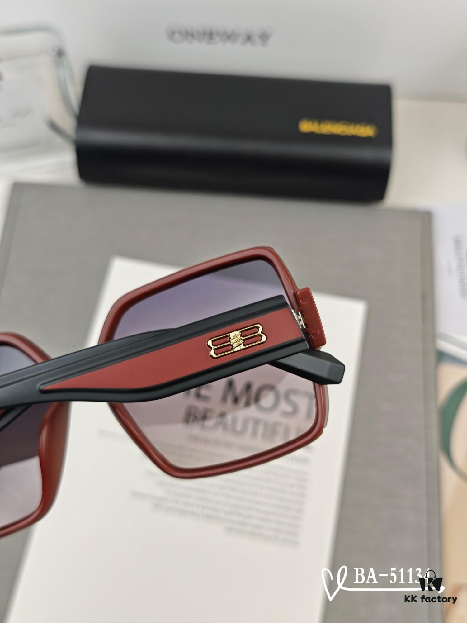 6931ad89ccd8ab3d7afa1c85 Balenciaga x Polaroid Resin Lens Sunglasses, Lightweight TR Frame, Model 51134