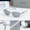 6931ad8cccd8ab3d7afa1cb4 135 Original High-Quality 1:1 Detail Balenciaga BB0357SA European and American Style, Original Mold Sculptural Temple, Heavyweight Futuristic Oval Frame with Metal Brow Bar