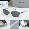 6931ad8cccd8ab3d7afa1cb5 135 Original High-Quality 1:1 Detail Balenciaga BB0357SA European and American Style, Original Mold Sculptural Temple, Heavyweight Futuristic Oval Frame with Metal Brow Bar