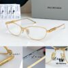 6931ad8cccd8ab3d7afa1cb9 135 Original High-Quality 1:1 Detail Balenciaga BB0357SA European and American Style, Original Mold Sculptural Temple, Heavyweight Futuristic Oval Frame with Metal Brow Bar