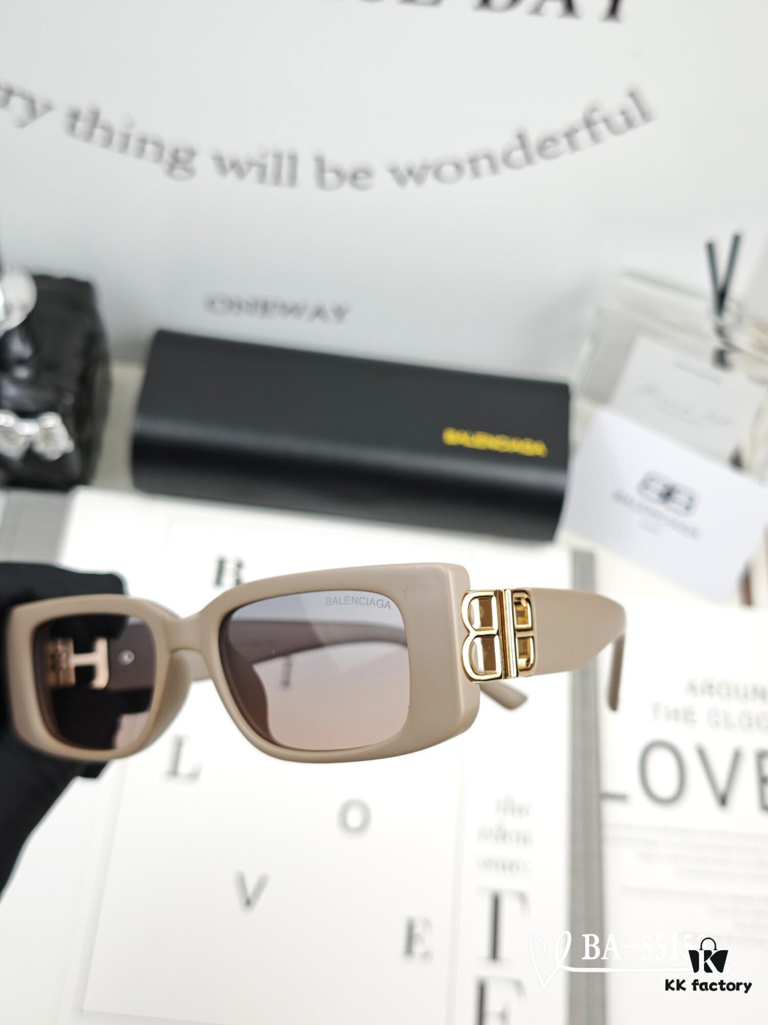 6931ad8eccd8ab3d7afa1ccb Balenciaga x Polaroid Resin Lens Sunglasses, Lightweight TR Frame, Model 55152, Size 65-13-145