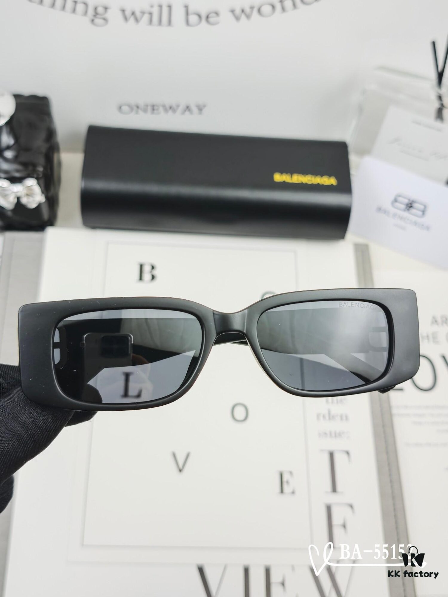 6931ad8eccd8ab3d7afa1ccc Balenciaga x Polaroid Resin Lens Sunglasses, Lightweight TR Frame, Model 55152, Size 65-13-145