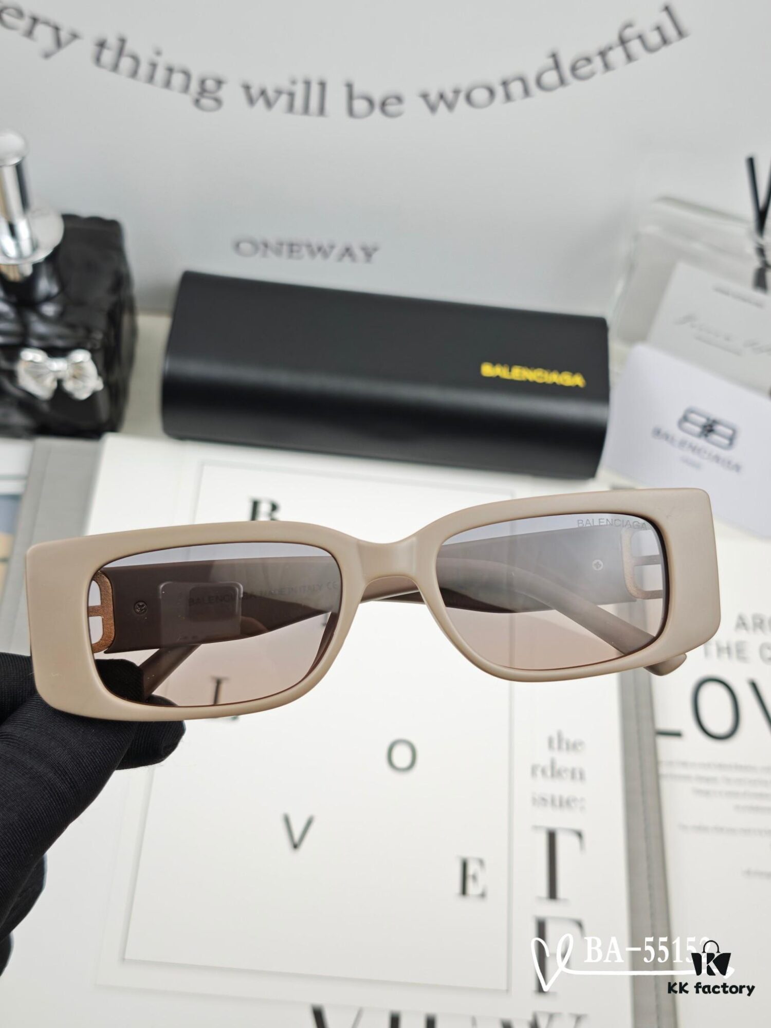 6931ad8eccd8ab3d7afa1ccd Balenciaga x Polaroid Resin Lens Sunglasses, Lightweight TR Frame, Model 55152, Size 65-13-145