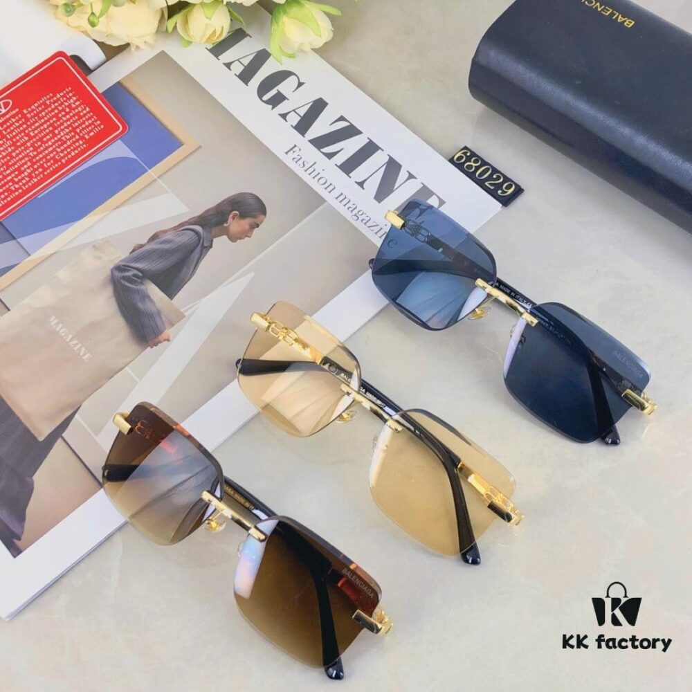 6931ad92ccd8ab3d7afa1ce1 Balenciaga Fashion Frameless Stylish Sunglasses, Edgy Unisex UV-Protective Sun Glasses that Slim the Face