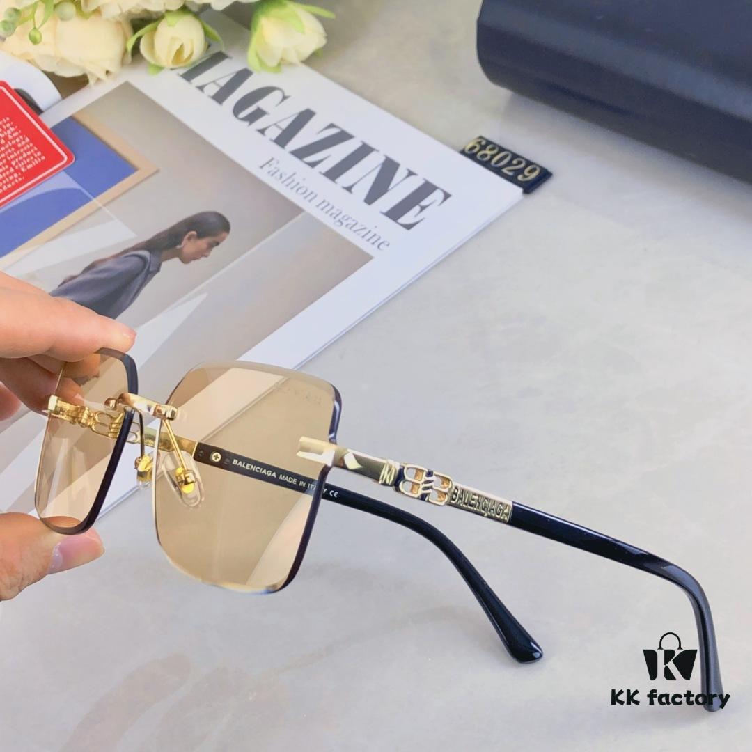 6931ad92ccd8ab3d7afa1ce3 Balenciaga Fashion Frameless Stylish Sunglasses, Edgy Unisex UV-Protective Sun Glasses that Slim the Face
