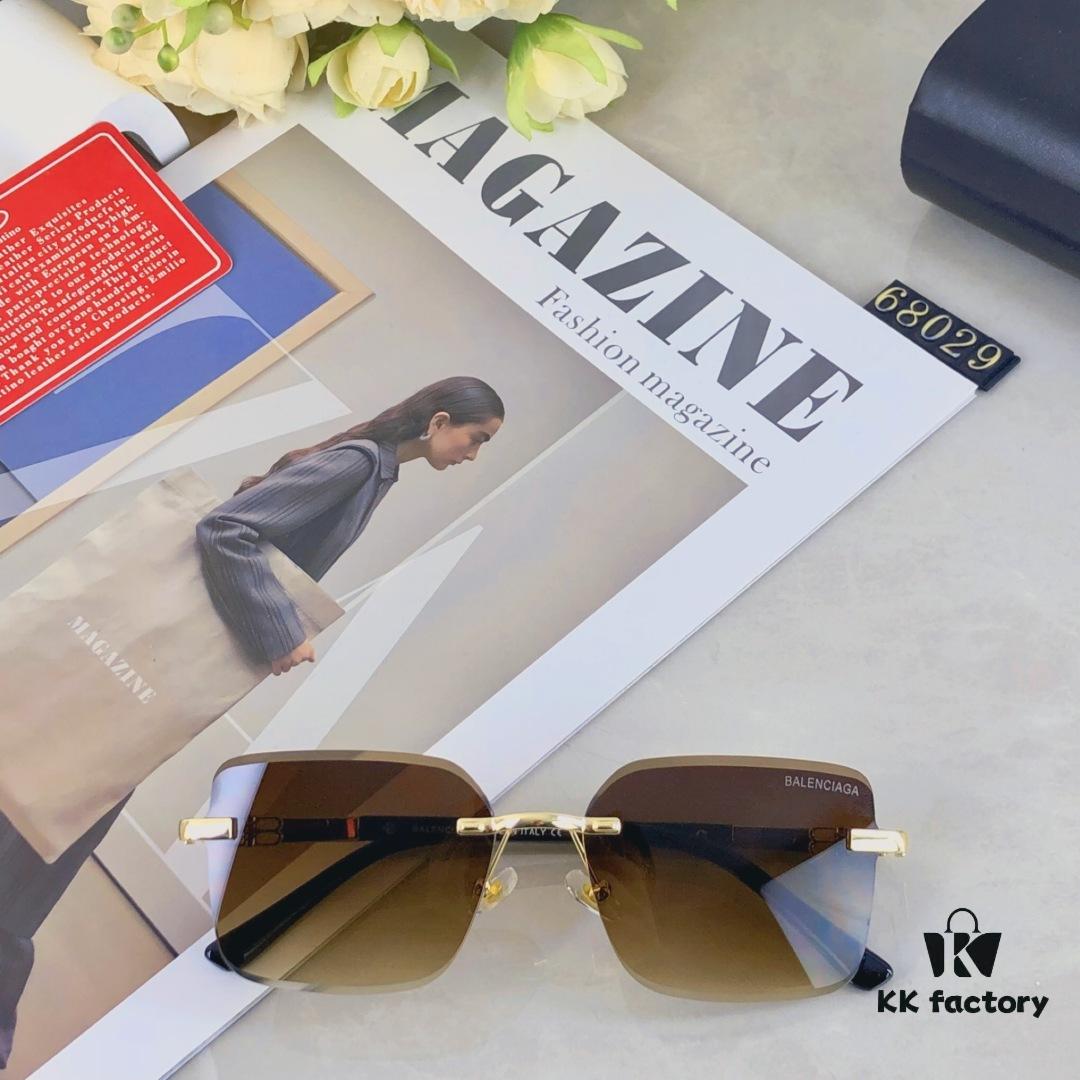 6931ad92ccd8ab3d7afa1ce6 Balenciaga Fashion Frameless Stylish Sunglasses, Edgy Unisex UV-Protective Sun Glasses that Slim the Face