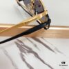 140 Balenciaga BB0356S Original Mold Sculptural Temples Heavyweight Futuristic Metal Eyebrow Frame