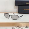 6931ad95ccd8ab3d7afa1d10 140 Balenciaga BB0355S Sculptural Metal-Temple Futuristic Oval Frame Sunglasses