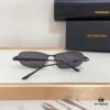 6931ad95ccd8ab3d7afa1d16 140 Balenciaga BB0355S Sculptural Metal-Temple Futuristic Oval Frame Sunglasses