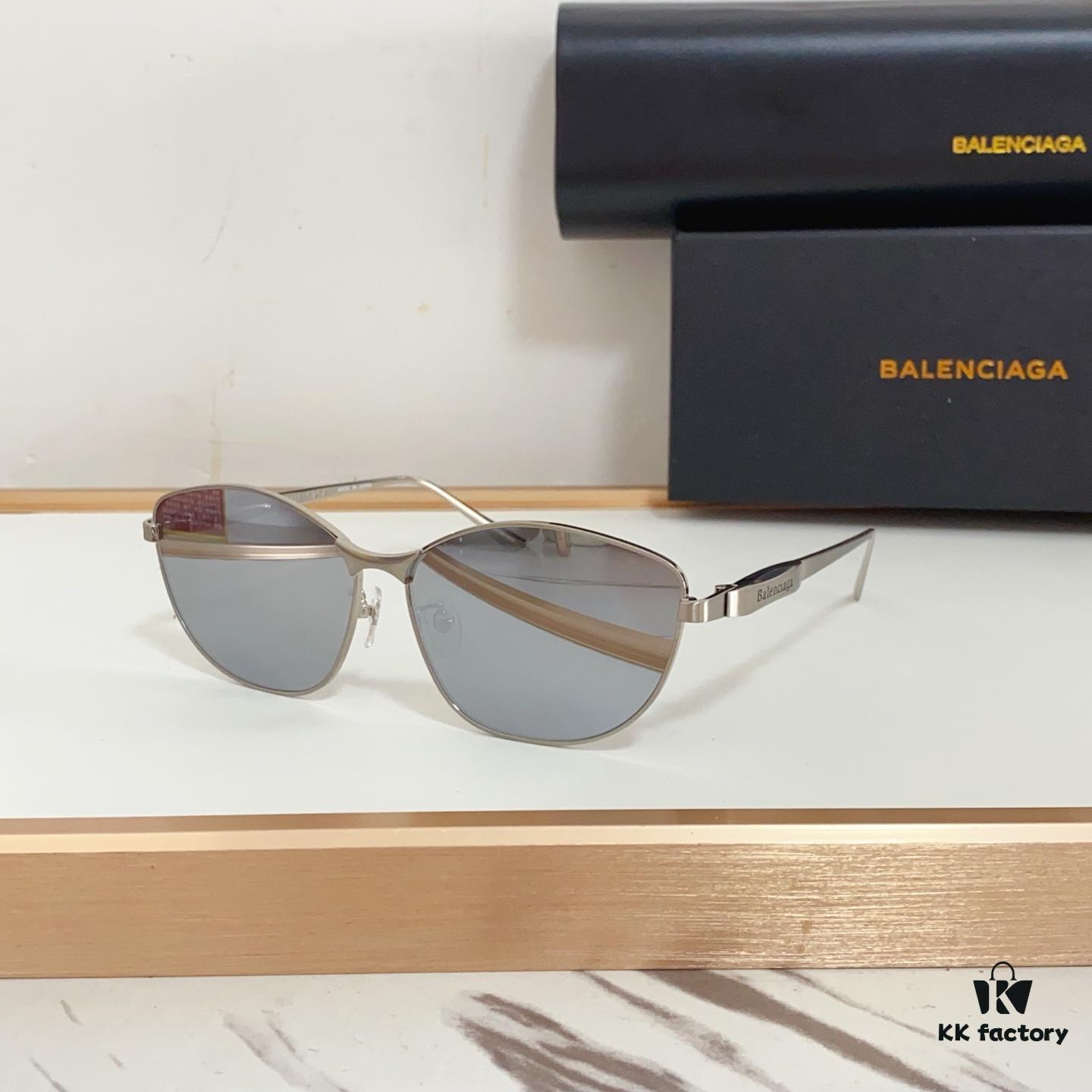 6931ad95ccd8ab3d7afa1d19 New Arrival 140 Extreme Series Balenciaga BB0358SK, Original Mold Design with Sculptural Temples, Heavyweight Futuristic Metal Eyebrow Frame
