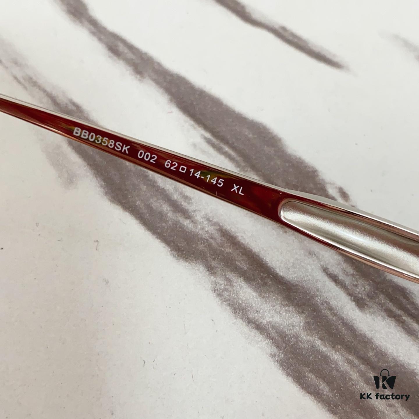 6931ad96ccd8ab3d7afa1d1f New Arrival 140 Extreme Series Balenciaga BB0358SK, Original Mold Design with Sculptural Temples, Heavyweight Futuristic Metal Eyebrow Frame