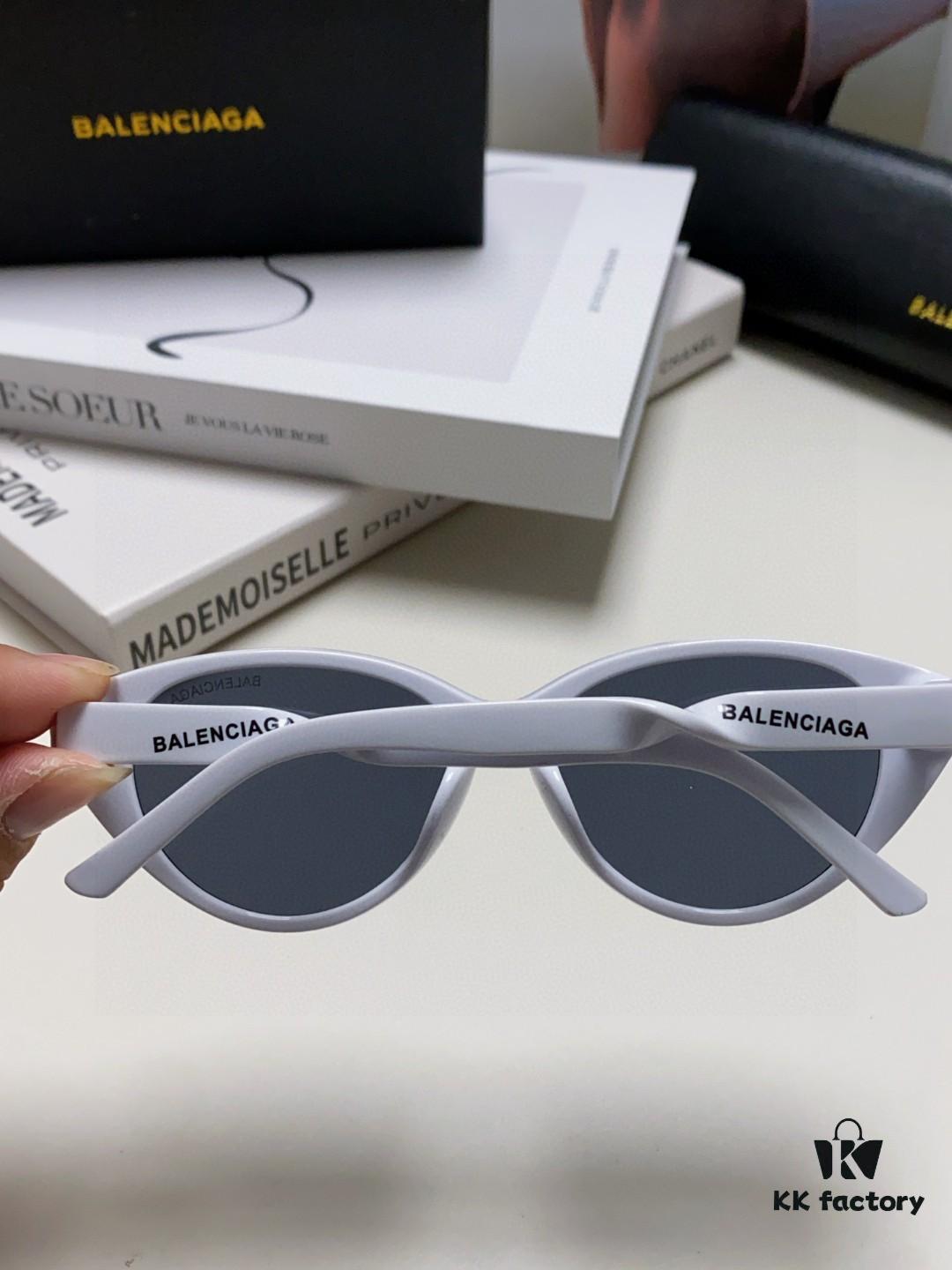 6931ad98ccd8ab3d7afa1d45 BALENCIAGA Balenciaga Latest Unique Frame Design Instantly Love at First Sight Minimalist Small Frame High-Quality Eyewear Sunglasses