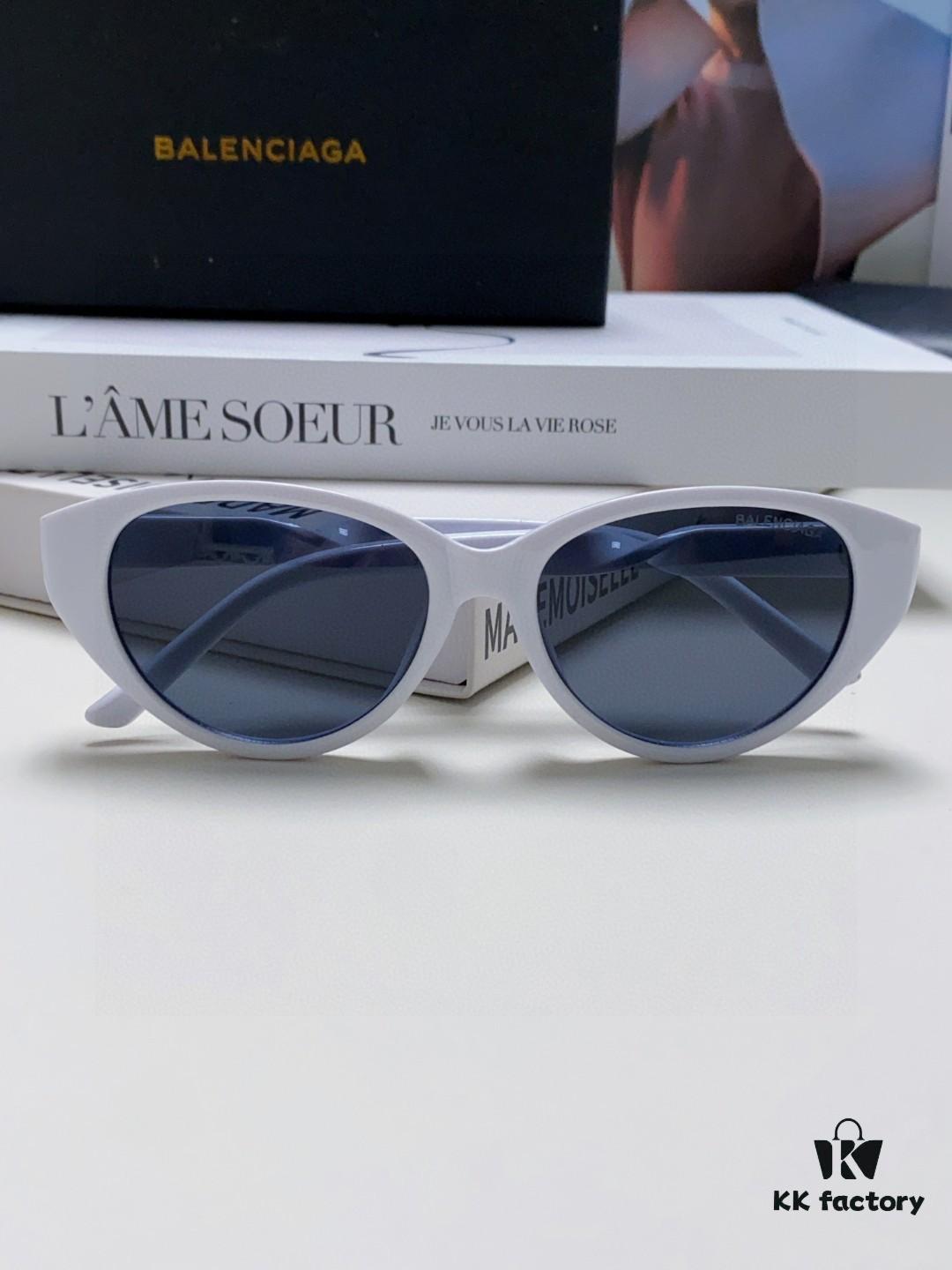 6931ad98ccd8ab3d7afa1d47 BALENCIAGA Balenciaga Latest Unique Frame Design Instantly Love at First Sight Minimalist Small Frame High-Quality Eyewear Sunglasses