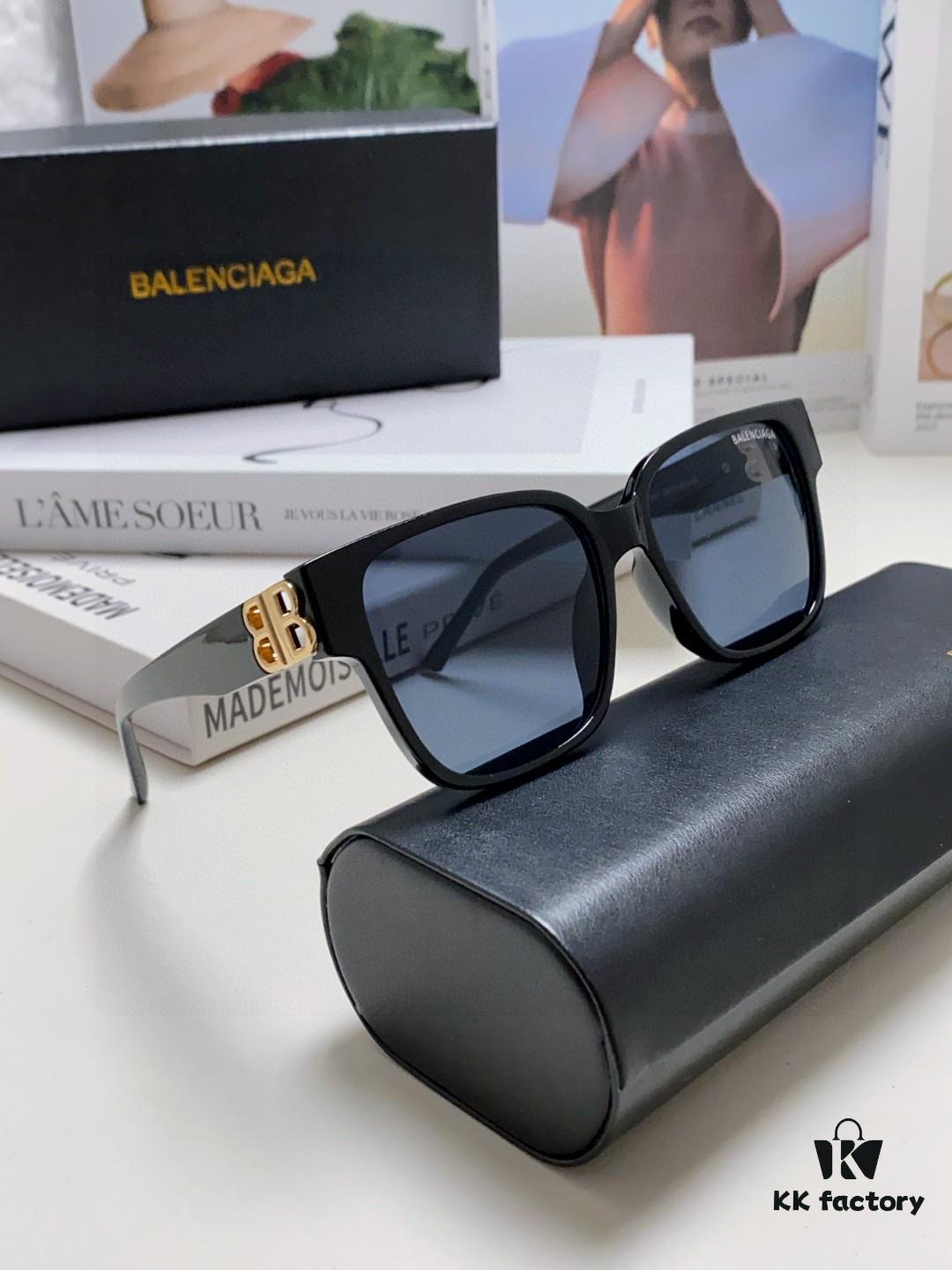 6931ad9bccd8ab3d7afa1d74 BALENCIAGA Balenciaga Latest Unique Frame Design Instantly Eye-Catching Minimalist Small Frame High-Quality Eyewear Sunglasses