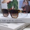 6931ad9cccd8ab3d7afa1d78 BALENCIAGA Square Retro Sunglasses with Gold BB Logo and Foldable Hinge