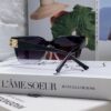 6931ad9eccd8ab3d7afa1d91 Balenciaga BALENCIAGA Square Retro Fashion Sunglasses with Gold BB Logo and Folding Hinge