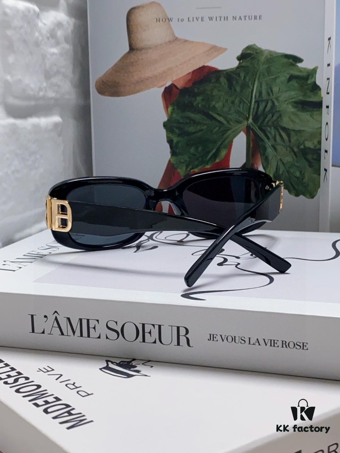 6931ada1ccd8ab3d7afa1da8 Balenciaga 2025 New Arrival Women's Fashion Classic BB Narrow Frame Sunglasses BB0310SK Eyewear