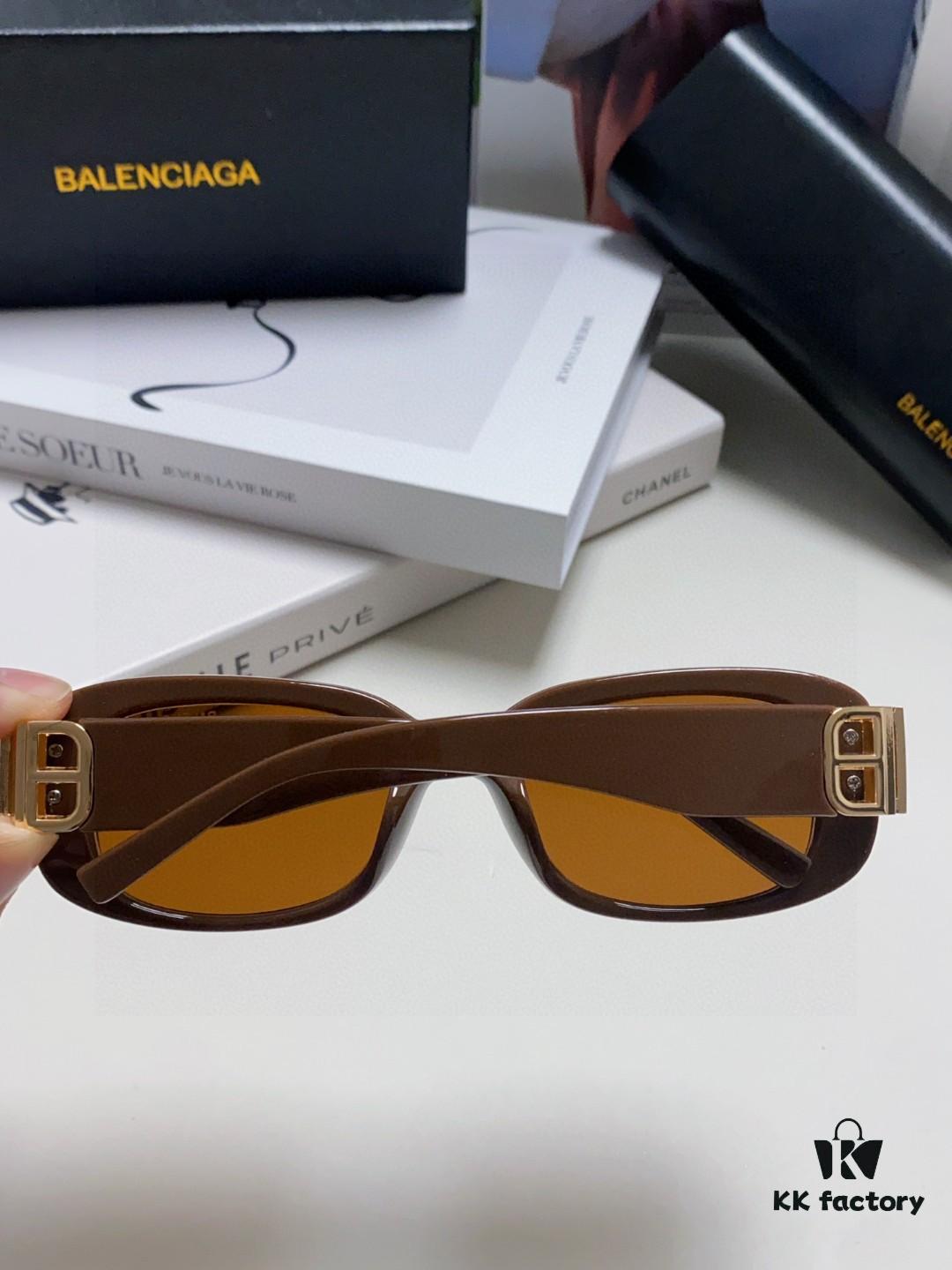 6931ada2ccd8ab3d7afa1dc1 Balenciaga 2025 New Arrival Women's Fashion Classic BB Narrow Frame Sunglasses BB0310SK Eyewear