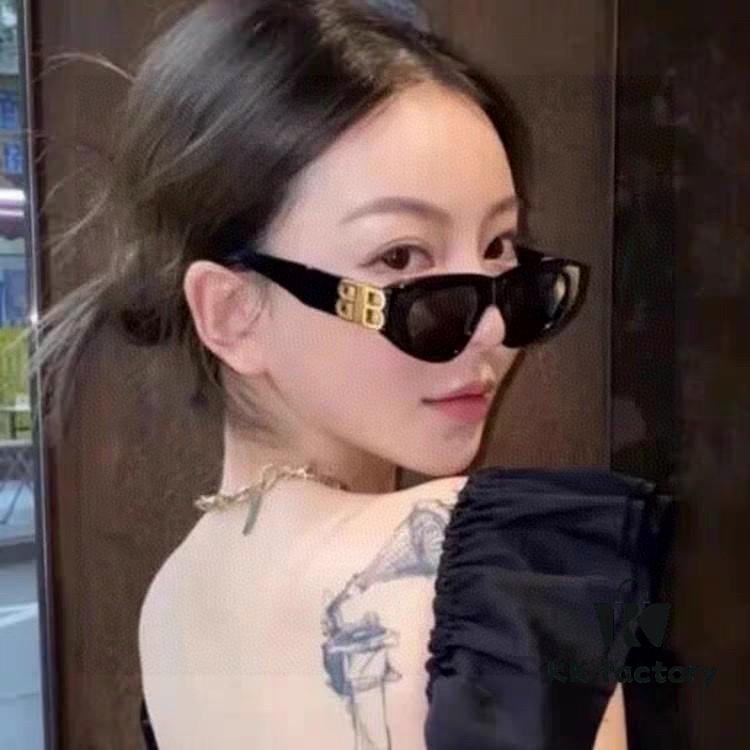 6931ada7ccd8ab3d7afa1e03 Balenciaga Black Sunglasses Double B Streetwear Women's Summer Sun Glasses 2025 New Arrival Hip-Hop Retro Fashion High-End UV Protection Sunglasses