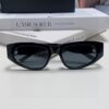 6931ada7ccd8ab3d7afa1e0c Balenciaga Black Sunglasses Double B Streetwear Women's Summer Sun Glasses 2025 New Arrival Hip-Hop Retro Fashion High-End UV Protection Sunglasses