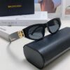 6931ada7ccd8ab3d7afa1e0d Balenciaga Black Sunglasses Double B Streetwear Women's Summer Sun Glasses 2025 New Arrival Hip-Hop Retro Fashion High-End UV Protection Sunglasses