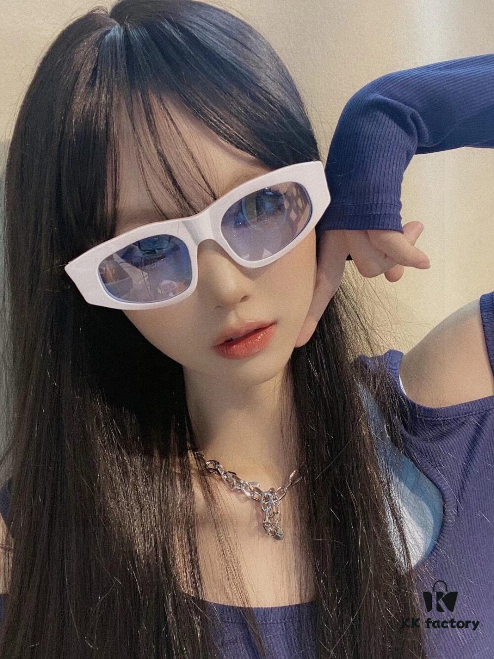 6931ada7ccd8ab3d7afa1e10 Balenciaga Black Sunglasses Double B Streetwear Style Women's Summer Sun Glasses Ins 2025 New Hip-Hop Retro Fashion High-End UV Protection Sunglasses