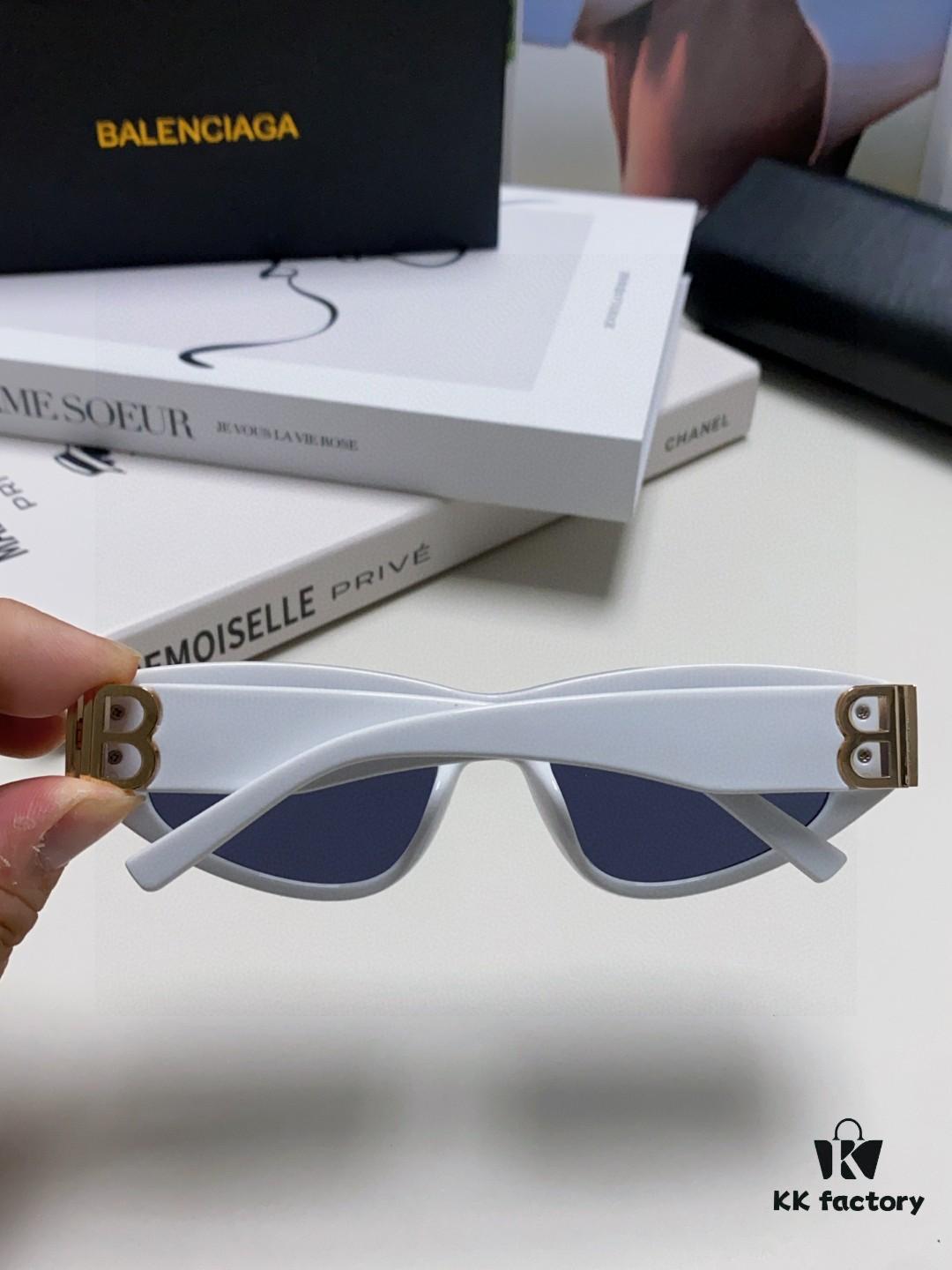 6931ada8ccd8ab3d7afa1e16 Balenciaga Black Sunglasses Double B Streetwear Style Women's Summer Sun Glasses Ins 2025 New Hip-Hop Retro Fashion High-End UV Protection Sunglasses