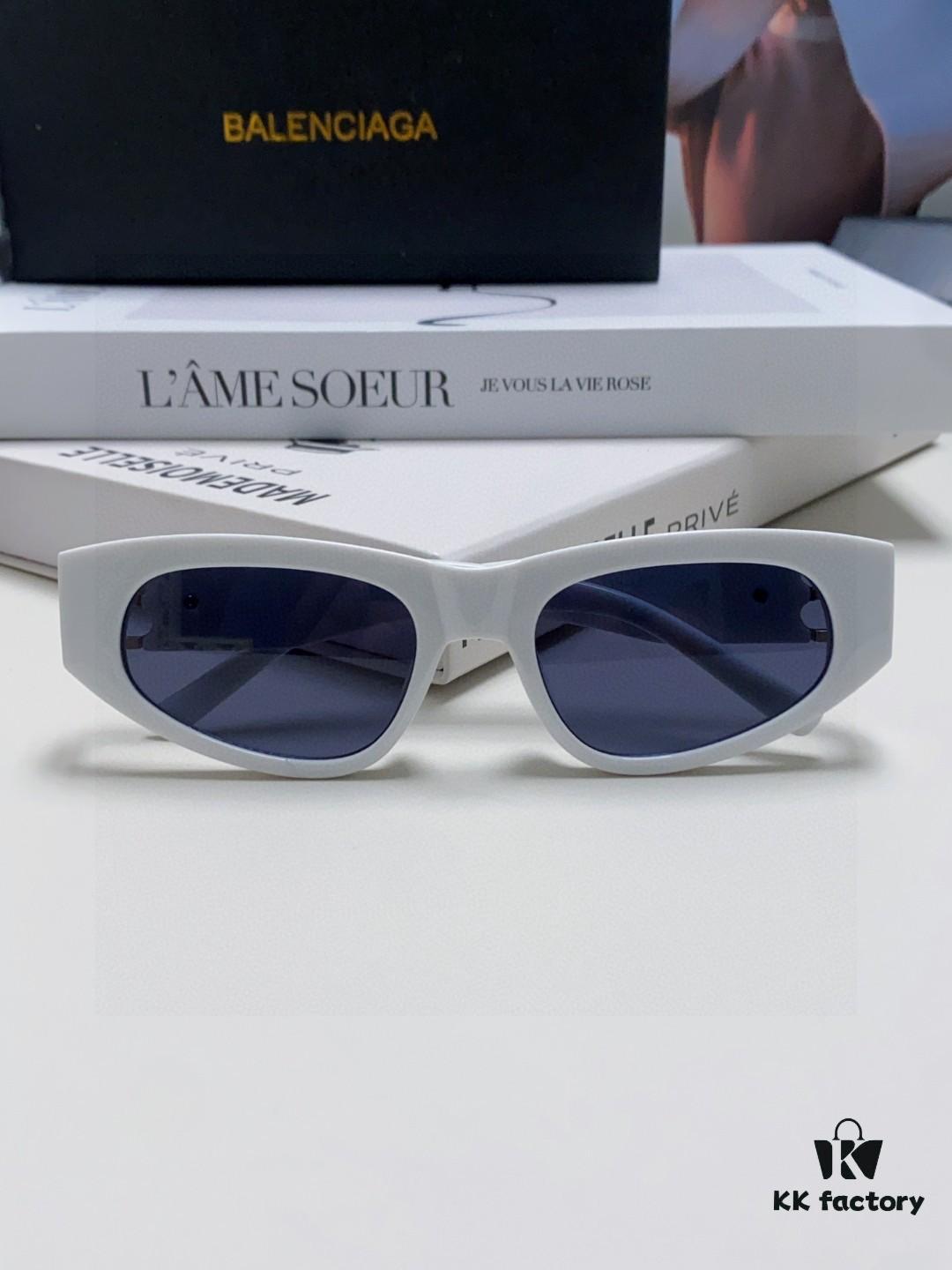 6931ada8ccd8ab3d7afa1e18 Balenciaga Black Sunglasses Double B Streetwear Style Women's Summer Sun Glasses Ins 2025 New Hip-Hop Retro Fashion High-End UV Protection Sunglasses