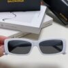 6931adaaccd8ab3d7afa1e33 Balenciaga 2025 New Arrival European and American Fashion Statement Square Sunglasses, Instagram-Trending Rectangular Sun Glasses with Wide Lettering, Avant-Garde Unisex Eyewear
