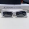 6931adaaccd8ab3d7afa1e36 Balenciaga 2025 New Arrival European and American Fashion Statement Square Sunglasses, Instagram-Trending Rectangular Sun Glasses with Wide Lettering, Avant-Garde Unisex Eyewear