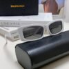 6931adaaccd8ab3d7afa1e37 Balenciaga 2025 New Arrival European and American Fashion Statement Square Sunglasses, Instagram-Trending Rectangular Sun Glasses with Wide Lettering, Avant-Garde Unisex Eyewear