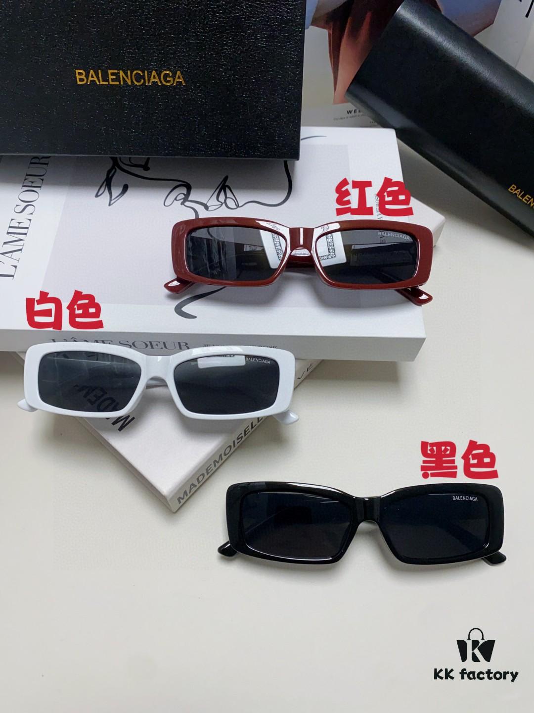 6931adabccd8ab3d7afa1e43 Balenciaga 2025 New Arrivals European and American Trendy Personalized Square Sunglasses Instagram Influencer Stylish Rectangular Sun Glasses with Wide Logo