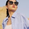 6931adb0ccd8ab3d7afa1e85 BALENCIAGA Spring Summer New Arrival Sunglasses with Metal Double B Logo on Temples, Stylish and Versatile Design