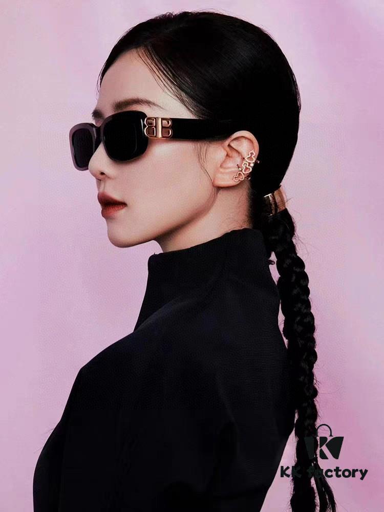 6931adb3ccd8ab3d7afa1eb6 Balenciaga 2024 New Arrival Women's Sunglasses Fashion Classic BB Narrow Frame Sun Glasses BB0310SK